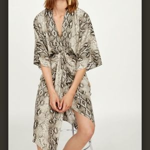 Zara Snake Print Dress